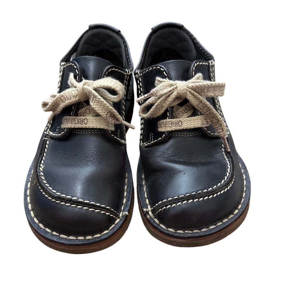 Duckfeet Fyn unisex derby shoes in black leather Size 35 US 5